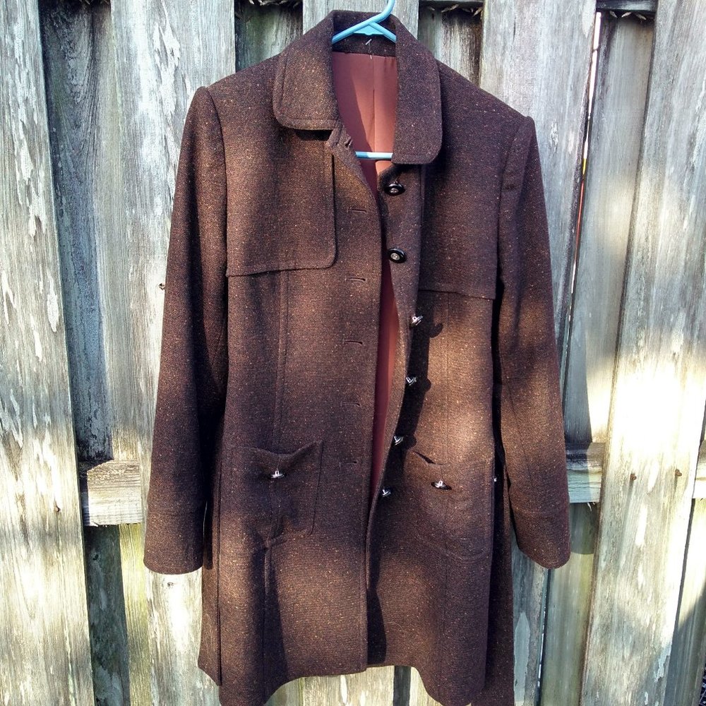 St. John Collection wool driving coat Size 4